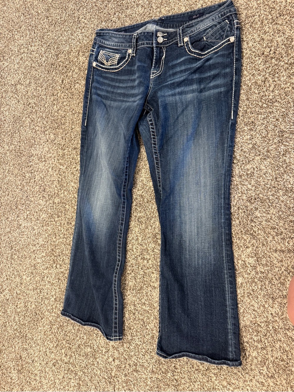 Vigoss Dark Blue Bootcut Jeans